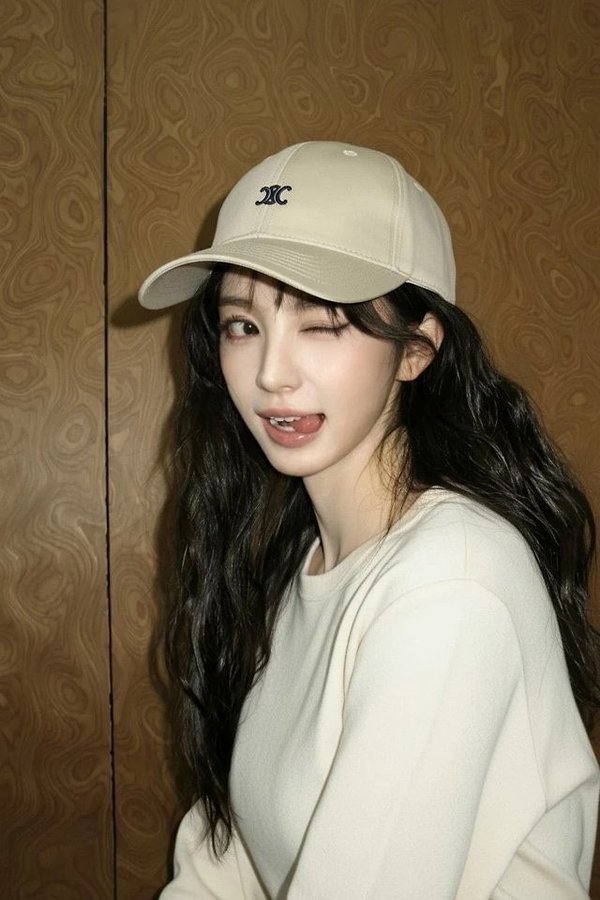 셀** 미니 트리옹프 자수 볼캡 ✔수입