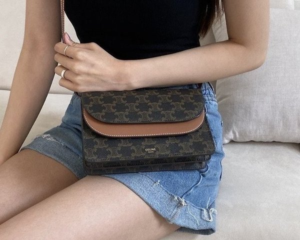 셀** 트리오페 캔버스 월렛온스트랩
