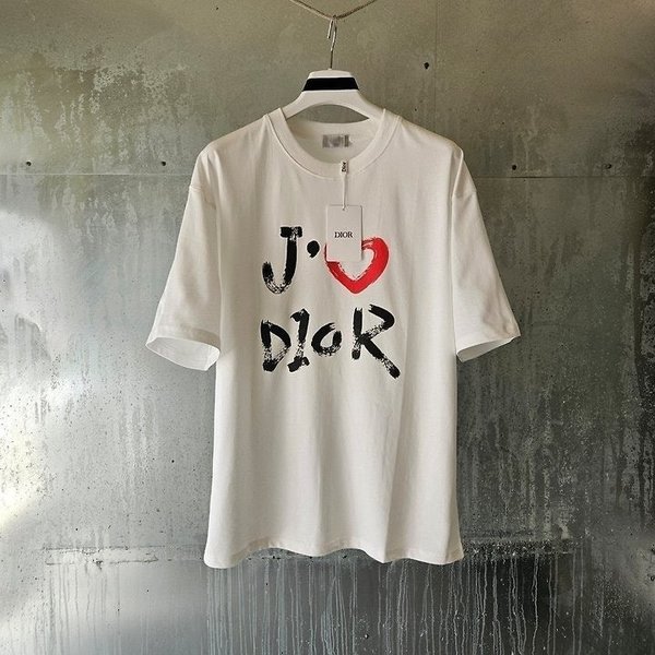 디* 페인팅 로고 티셔츠