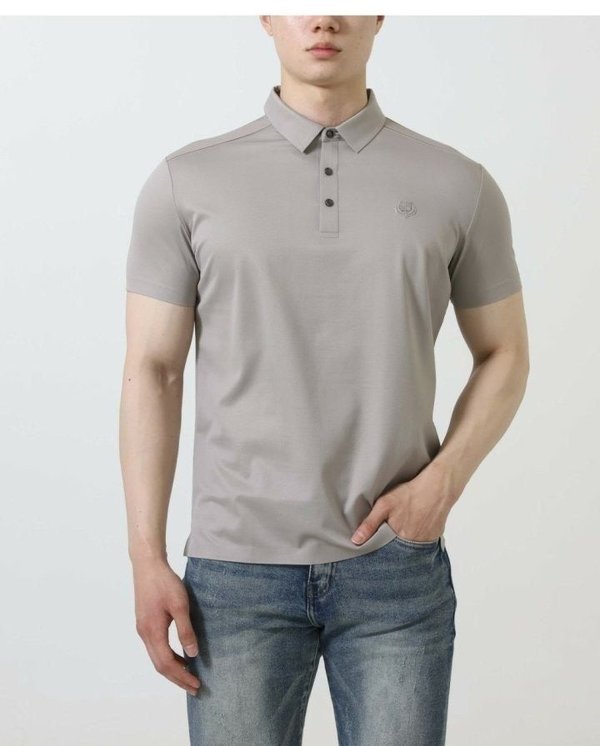 로* 피아나 수입 로고 패치 폴로 셔츠