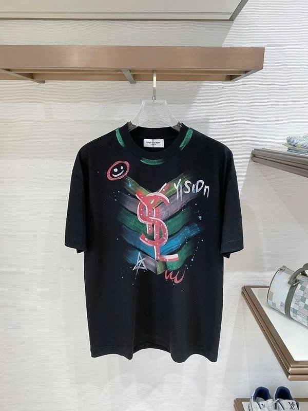 생** 그래피티 아트웍 ysl 티셔츠