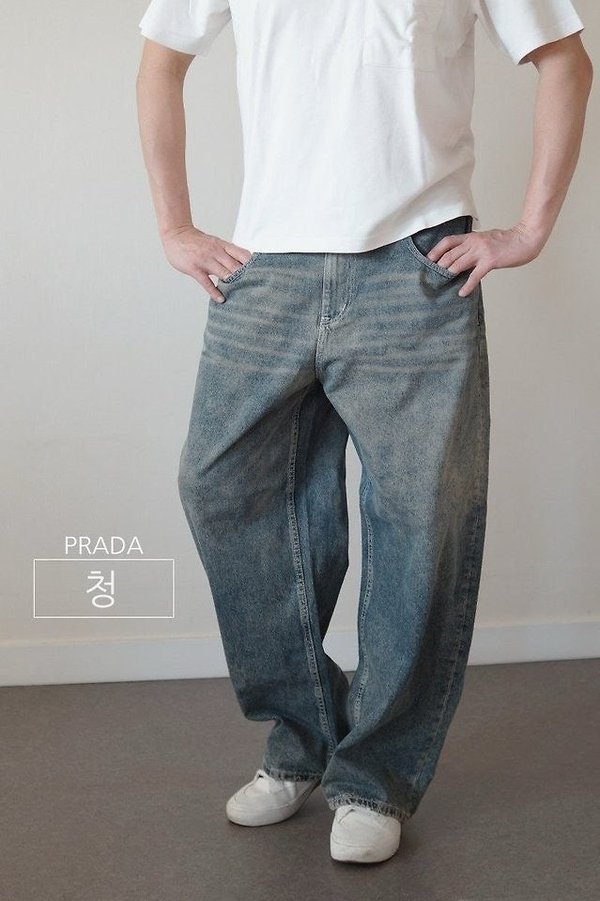 프** 그라데이션 데님
