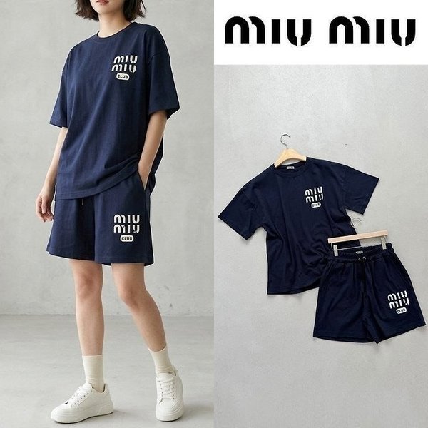 미*** 메인 로고 오버핏 하프 셋업 ☆여성용☆