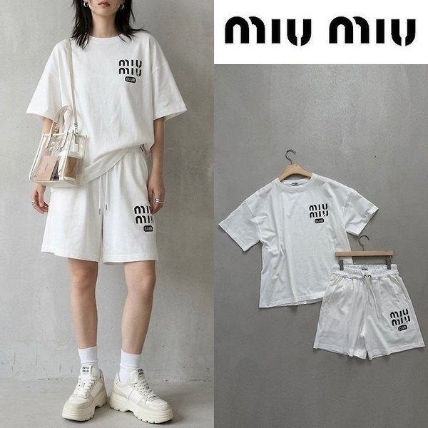 미*** 메인 로고 오버핏 하프 셋업 ☆여성용☆