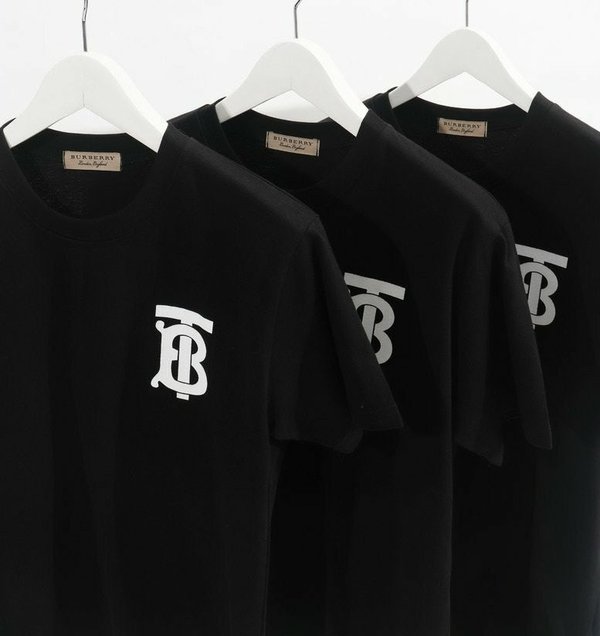 버** TB 로고 커플 반팔티