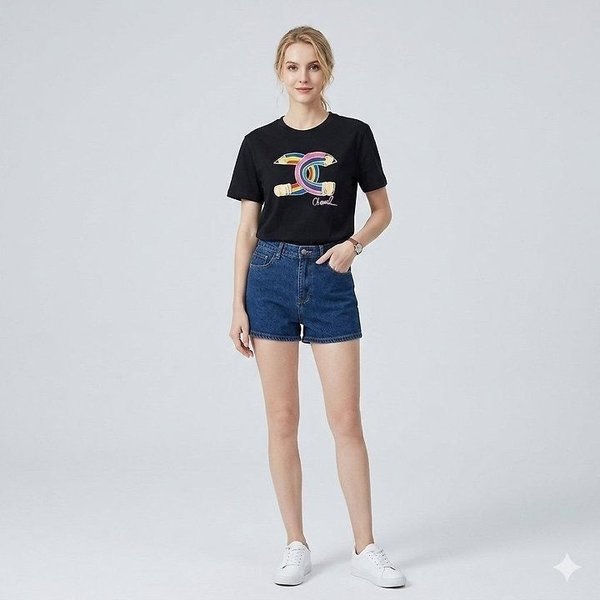 샤* 펜슬 반팔 티셔츠 399