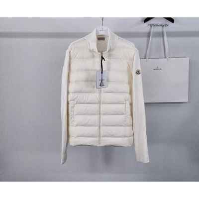 백로고 캐시미어 울 다운패딩