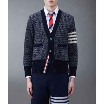 톰* 모헤어 트위드 4바 클래식 브이넥 가디건수입고퀄