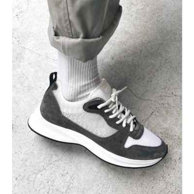 디* B25 러너 스니커즈 그레이