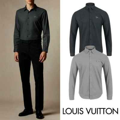 루* 신상 모노자수 패턴 셔츠