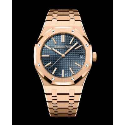 오**피게 로얄오크 블루다이얼 핑크골드 금통15510 OR