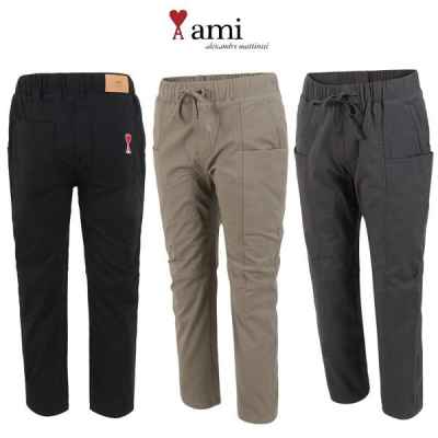 아* 융본딩 바이오워싱 스판 밴드 배기핏 팬츠