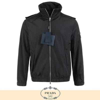 프** 클래식 블랙삼각로고 빅후드 바람막이