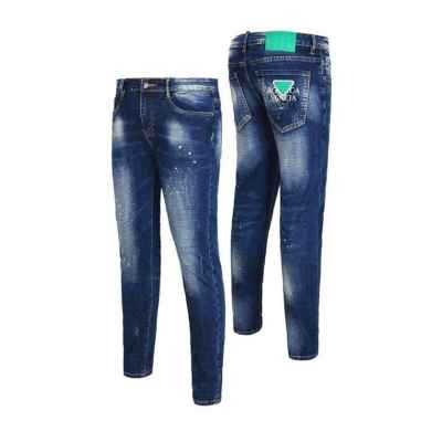 보** 멀티 페인팅 워싱 청바지