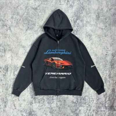 발**** x 람보르기니 25 오토모빌리 후드집업  수입 프리미엄