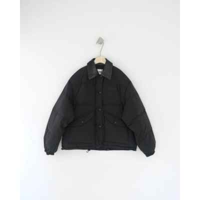 미*** 25 컬렉션 레더 카라 다운 패딩  수입