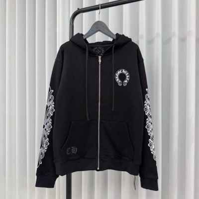 크* 홀스슈 플로랄 후드 집업