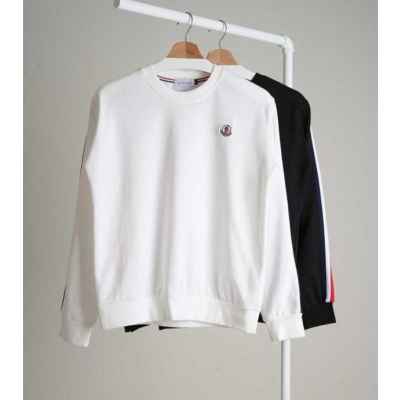 삼선라인 로고패치 맨투맨