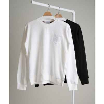 빅로고 자수 맨투맨