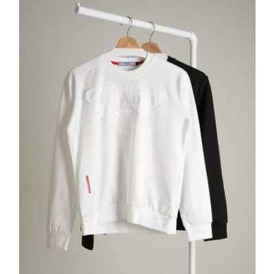 프** 삼각 빅로고 포인트 맨투맨