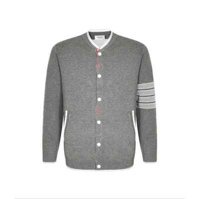 톰* 닷로고 니트 버튼자켓