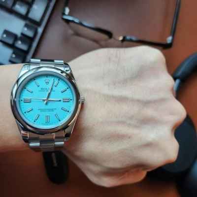 [280번] 로** 오이스터 페페츄얼 더콰이즈 블루 시계