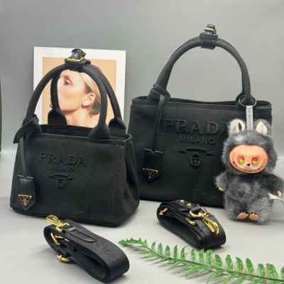 프** 코튼 캔버스 토트백