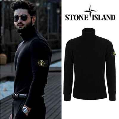 스* 와펜패치 커플 터틀넥