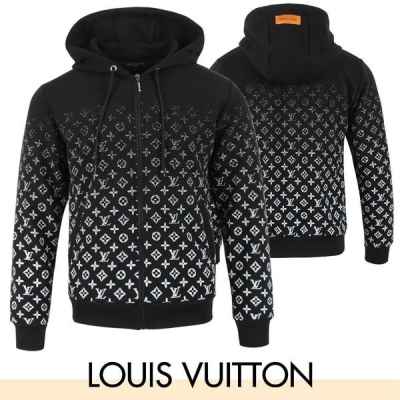 루* 모노 그라데이션 후드 집업