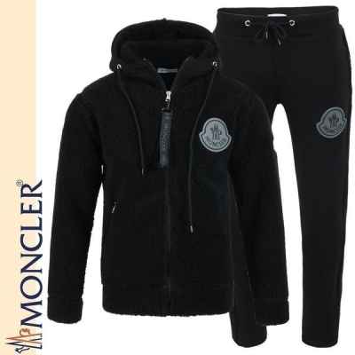 빅로고 양털 후드 집업 셋업 기모 원단