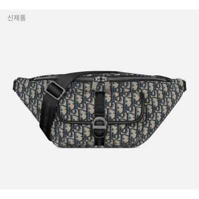 디* 8 벨트백 베이지  블랙 Di0r Oblique 자카드