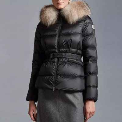 보에드 쇼트 다운 자켓 블랙