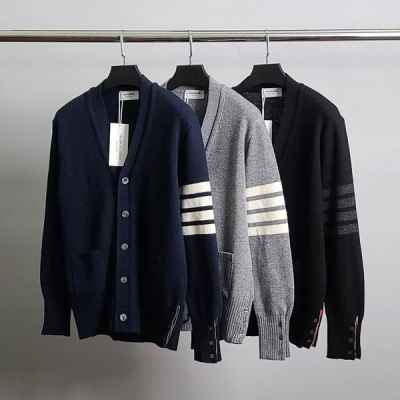 톰* 램스울 사선완장 가디건