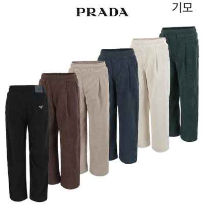 프** 융본딩 코듀로이 와이드 핀턱 팬츠