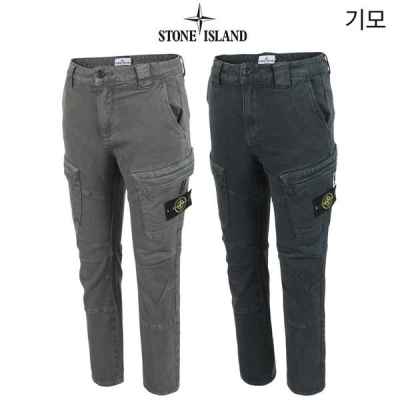 스* 안기모 베이직핏 스판 카고팬츠