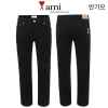 아* 안기모 블랙 스판 슬림 일자팬츠