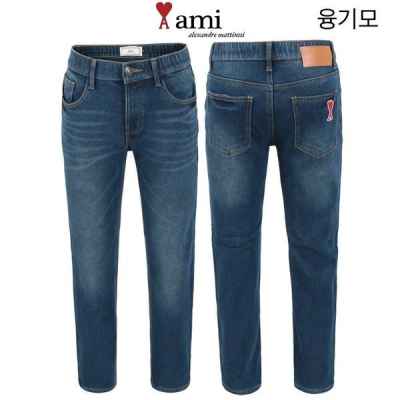 아* 융기모 중청 히든밴딩 슬림팬츠