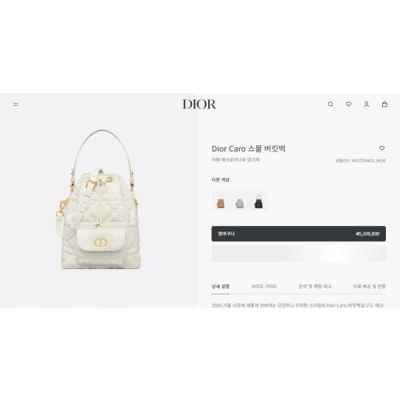 디* Caro 카로 스몰 버킷백