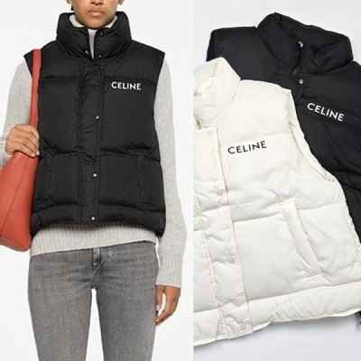 셀** 영문로고 패딩베스트