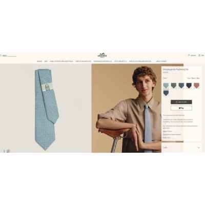 에*** 모자이크 듀 포부르 넥타이