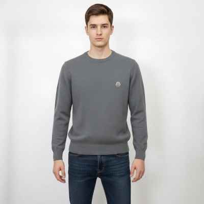 100 울 크루넥 니트