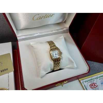 까*** 팬더 드 워치 22mm 스몰 다이아 옐로우골드