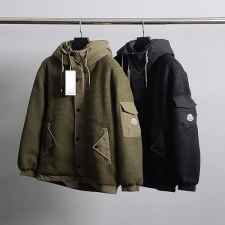 덕다운 양털 패딩 점퍼