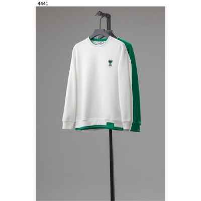 아* 그린 하트 레이어드 맨투맨