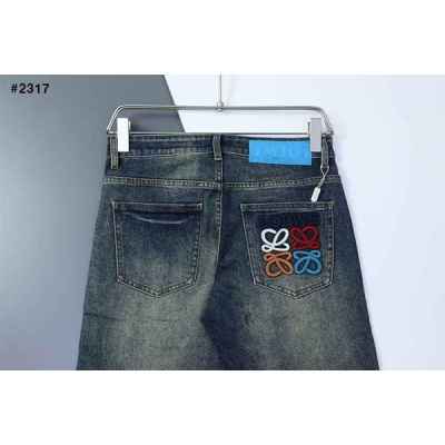 로** 레인보우 로고 데님진