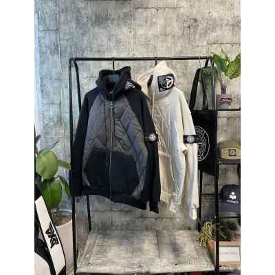 스* 퀄팅후리스 패딩