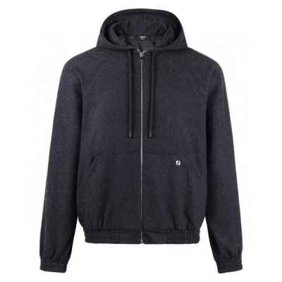 펜* M1123 울 후드 집업 자켓