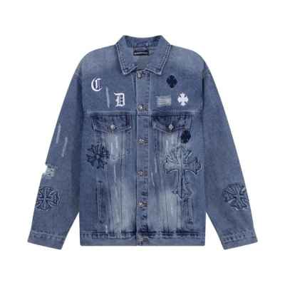 크* M1192 시그니처 데님 자켓