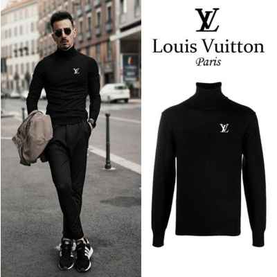 루* L* 모*그램 커플 터틀넥