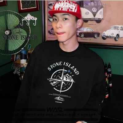 스* 나침판 디자인 밍크양기모 티셔츠